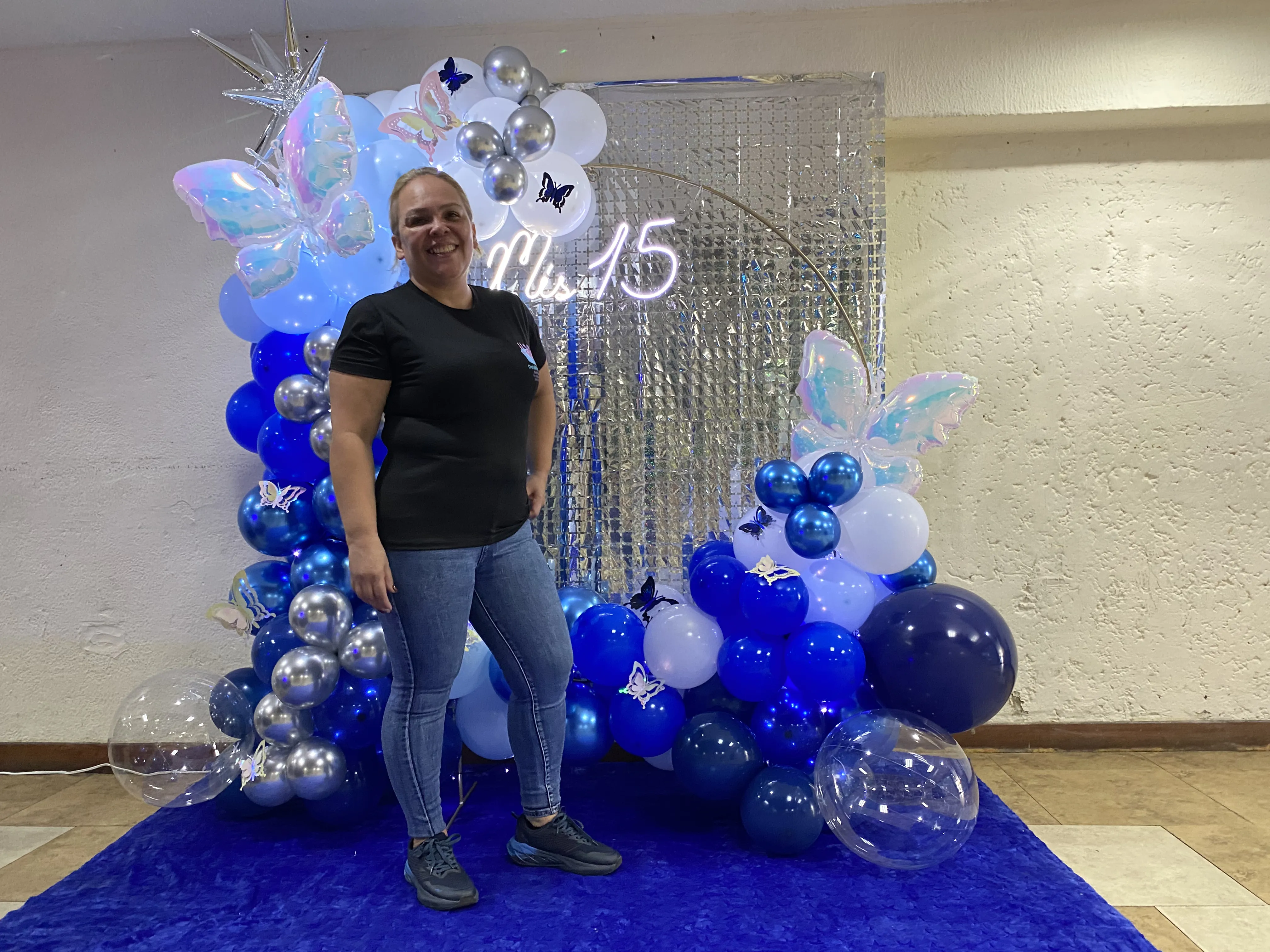 Mayra stand decorado 15 años